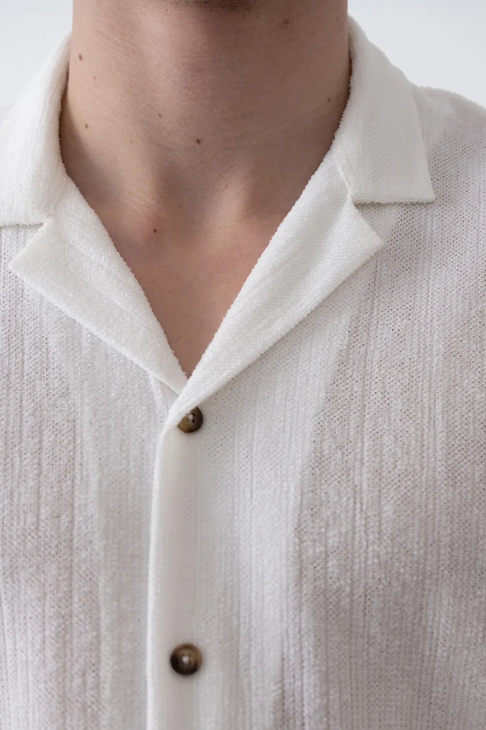 Örme Dokulu Gömlek