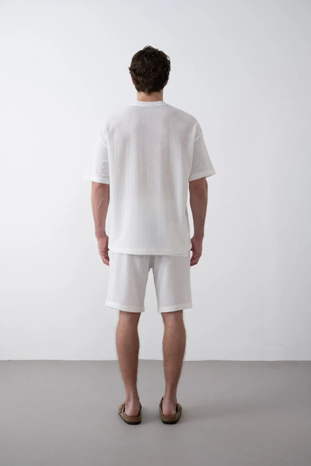 Örme Dokulu Jogger Şort