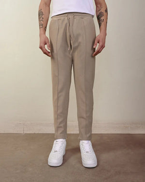 Çizgi Detaylı Slim Fit Dar Paça Pantolon