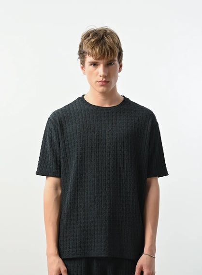 Marrakech Bisiklet Yaka petrol Tişört 2407