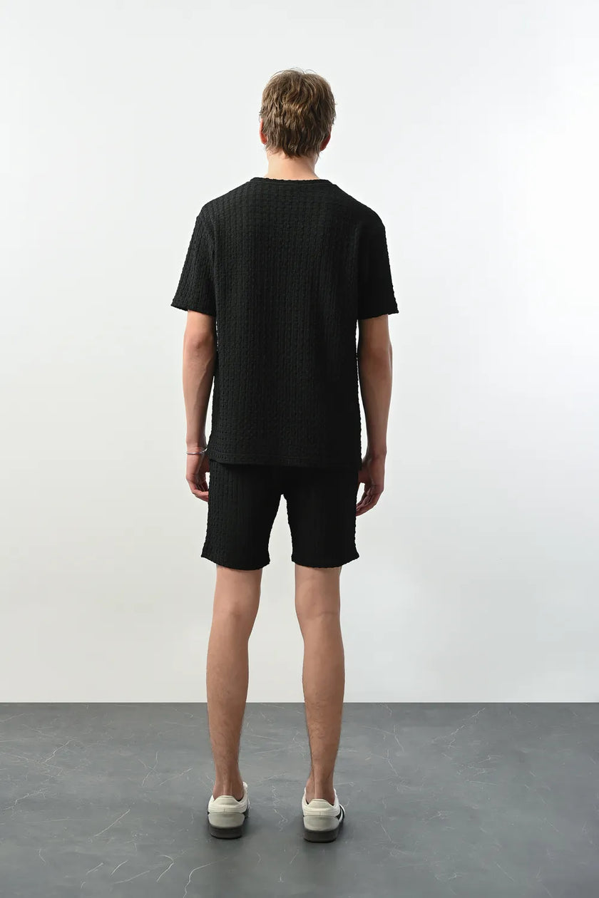 Marrakech Bisiklet Yaka siyah Tişört 2407