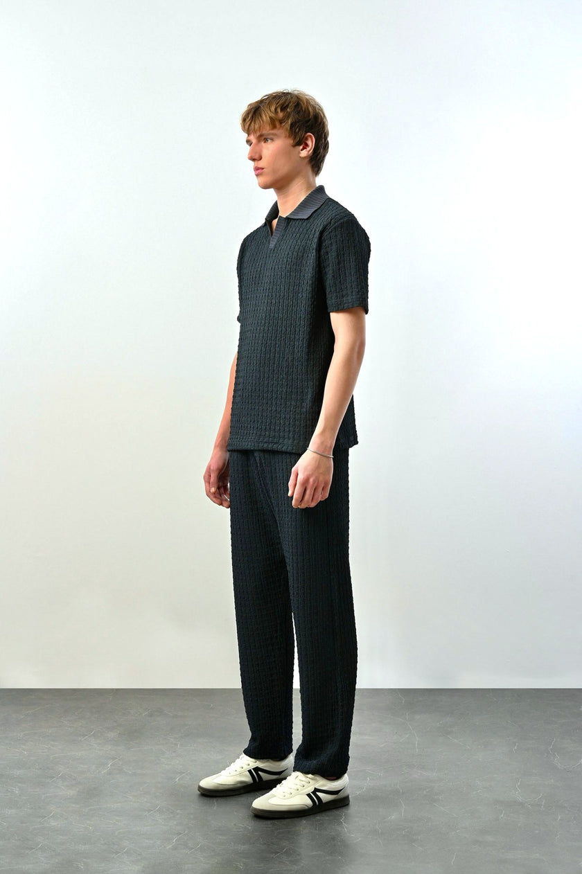 Marrakech Polo Yaka petrol Tişört 2406