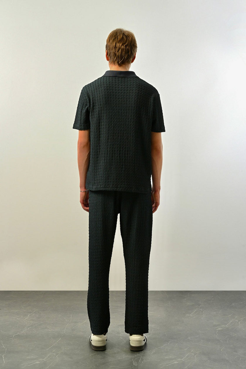 Marrakech Polo Yaka petrol Tişört 2406