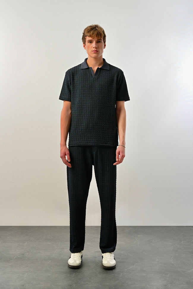 Marrakech Polo Yaka petrol Tişört 2406