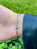Thin Flat Chain Men's Bracelet - Minimalist Model