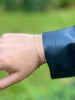 Thin Flat Chain Men's Bracelet - Minimalist Model
