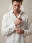 Oversize Draped Crink Shirt