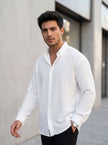 Oversize Draped Crink Shirt