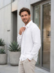 Oversize Draped Crink Shirt