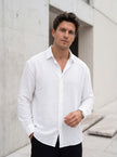 Oversize Draped Crink Shirt