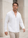 Oversize Draped Crink Shirt