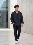 Oversize Draped Crink Shirt