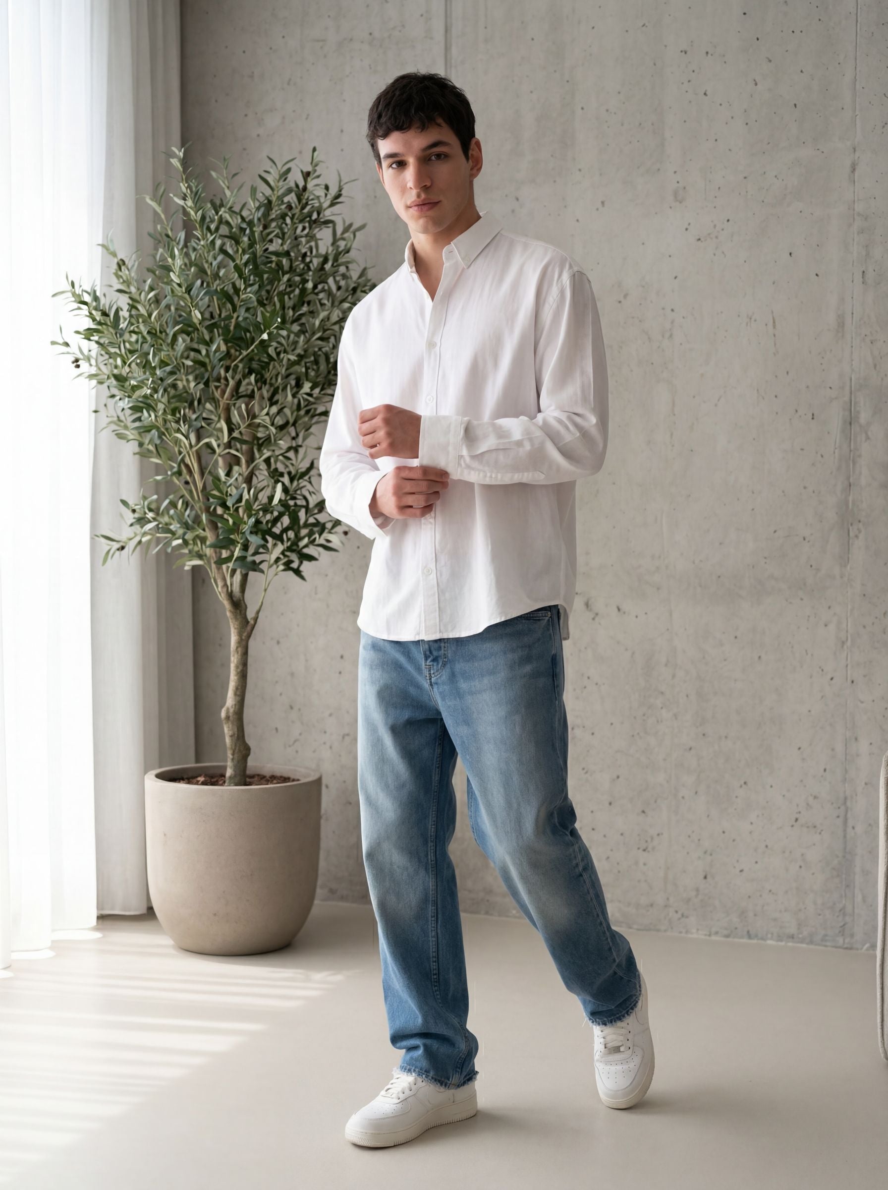 Oversize Fresh Linen Shirt