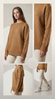 Oversize Standard Size Basic Sweater