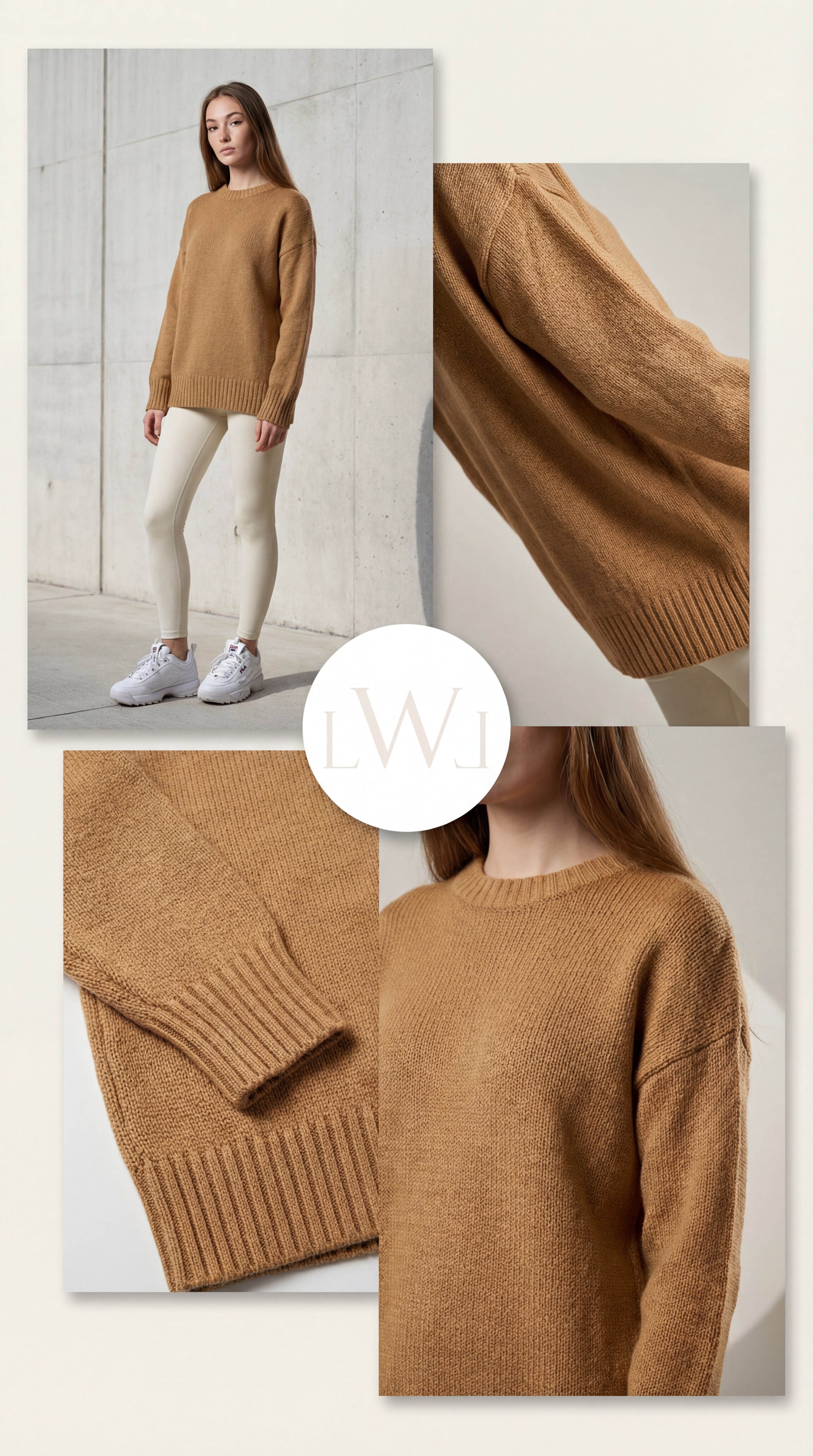 Oversize Standard Size Basic Sweater