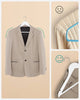 3 Pieces of Wooden Look Long-Lasting Hangers