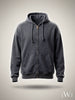 Premium Washed Zippered Hooded Oversize Sweatshirt