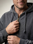 Premium Washed Zippered Hooded Oversize Sweatshirt