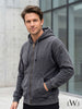 Premium Washed Zippered Hooded Oversize Sweatshirt
