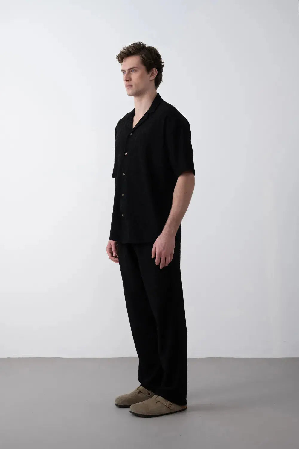 Relax Fit Dökümlü Jogger Casual Erkek Pantolon