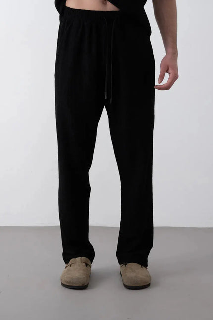 Relax Fit Dökümlü Jogger Casual Erkek Pantolon