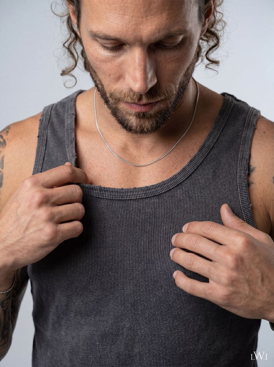 Washed and Distressed Tank Top Camisole Undershirt