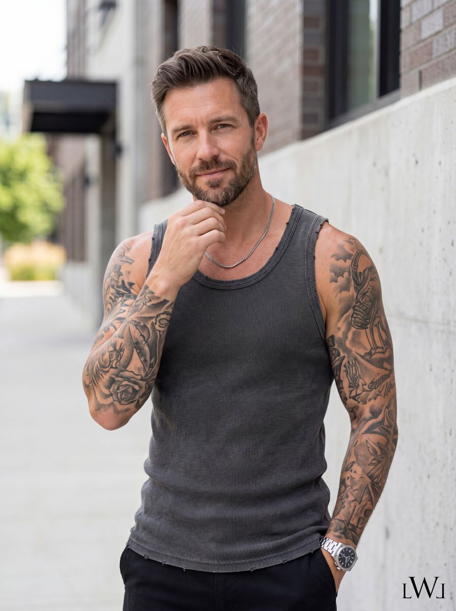 Washed and Distressed Tank Top Camisole Undershirt