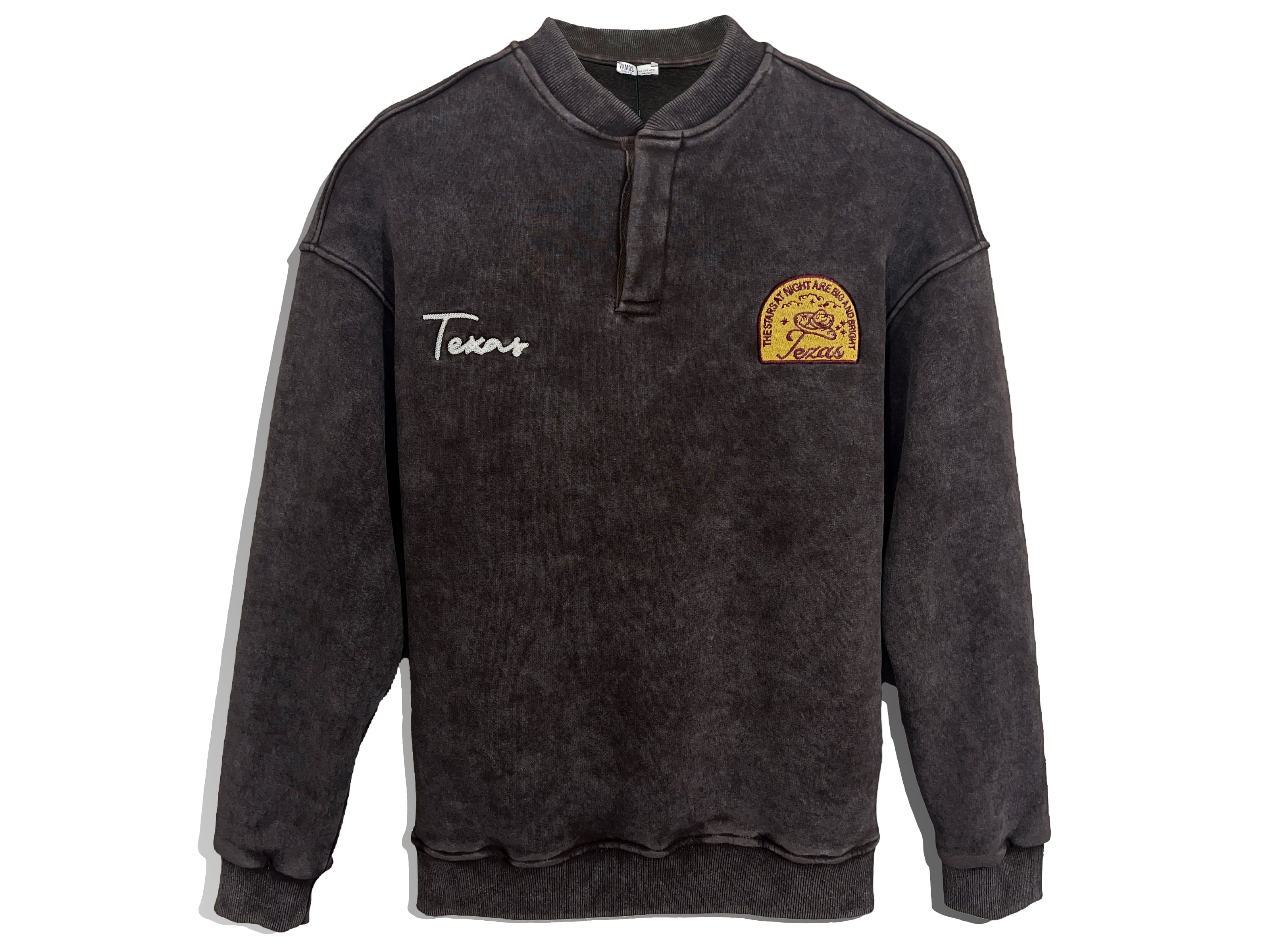 Yıkamalı Şardonlu Sweatshirt