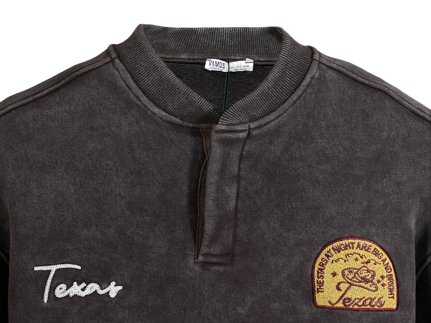 Yıkamalı Şardonlu Sweatshirt