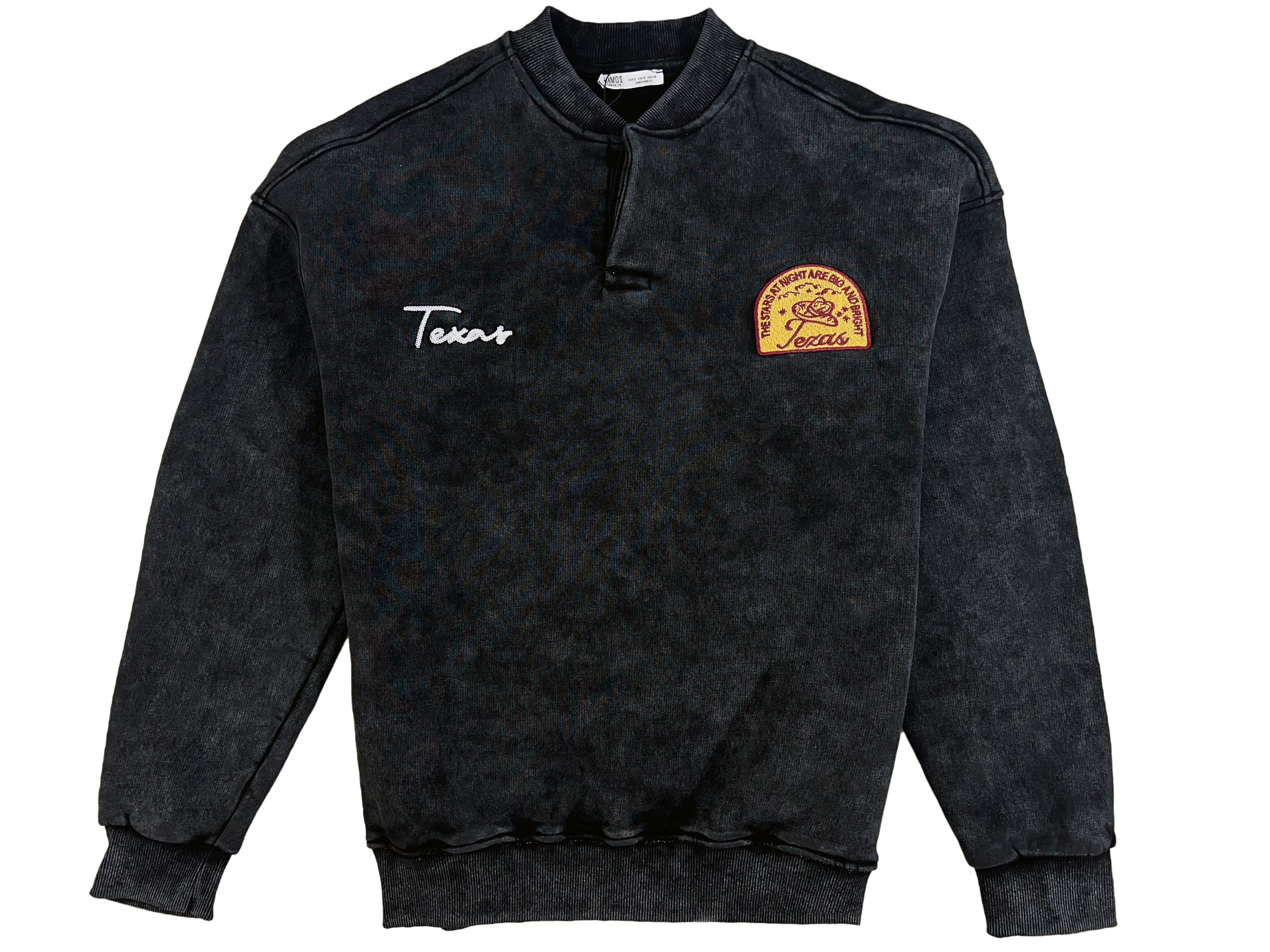 Yıkamalı Şardonlu Sweatshirt