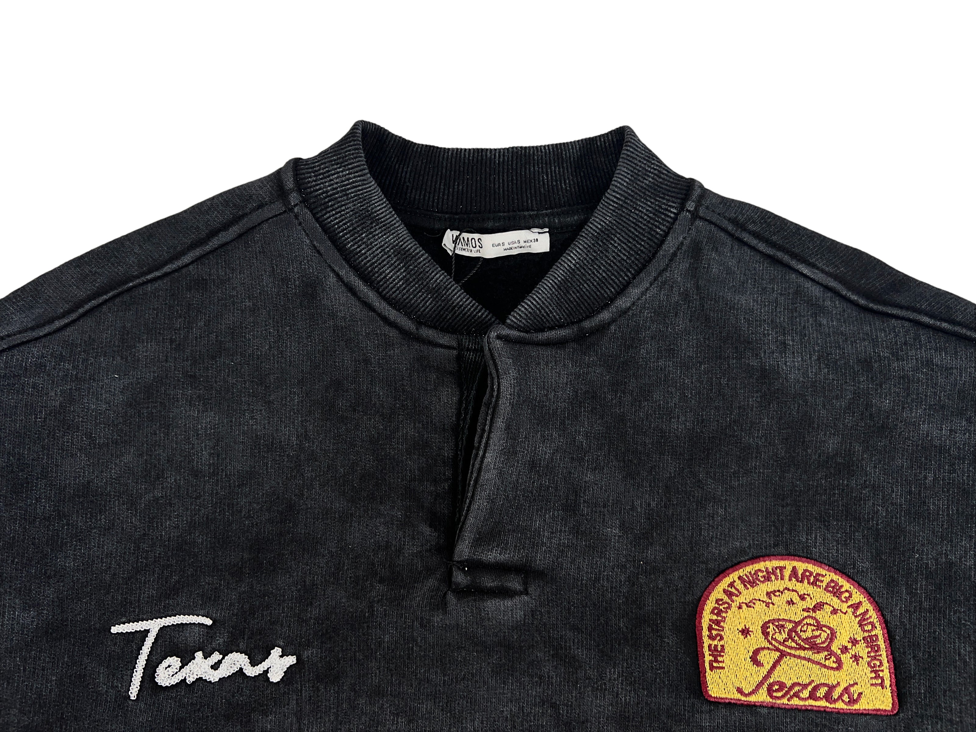 Yıkamalı Şardonlu Sweatshirt