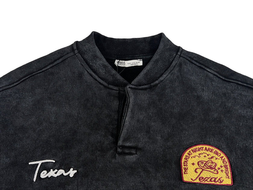 Yıkamalı Şardonlu Sweatshirt