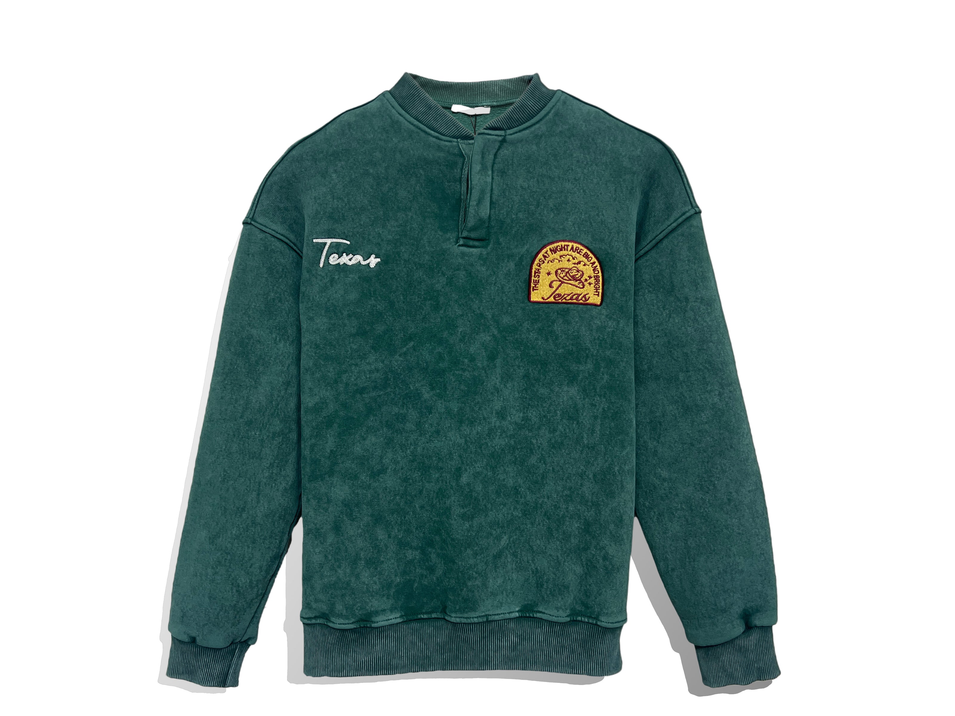 Yıkamalı Şardonlu Sweatshirt