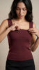Square Neck White Ribbed Knit Tank/Bodysuit