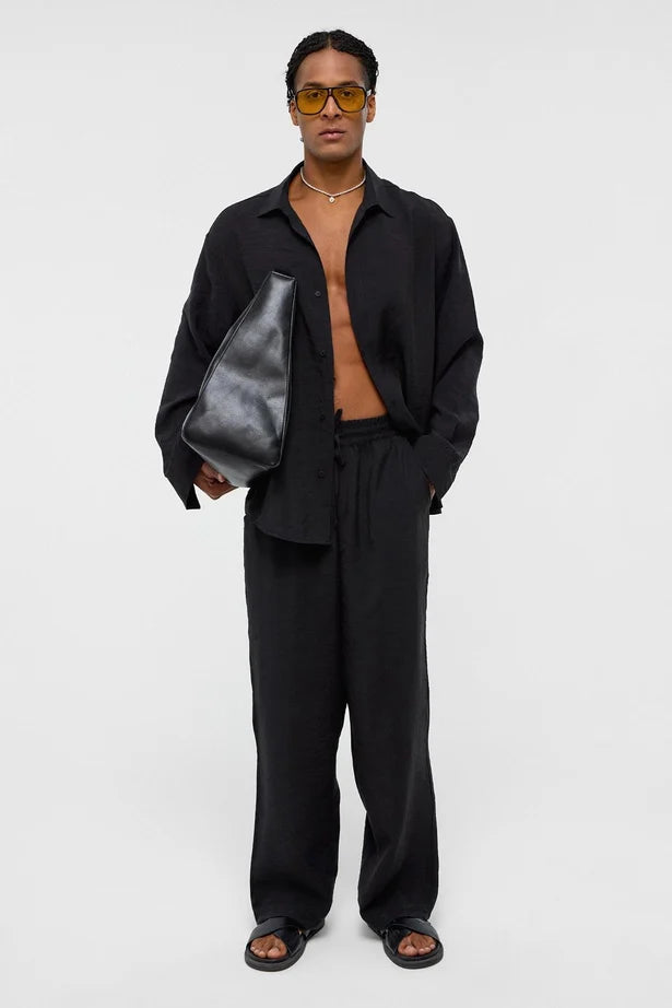 Basic Oversize Uzun Kollu Modal Gömlek