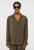 Basic Oversize Long Sleeve Modal Shirt