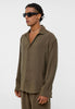 Basic Oversize Long Sleeve Modal Shirt