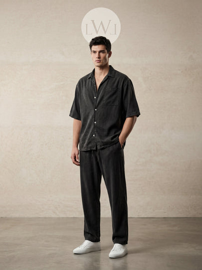 Acid Washed 100% Tencel Men's Suit