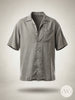 Acid Washed 100% Tencel Oversize Short Sleeve Men's Shirt
