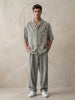Acid Washed 100% Tencel Oversize Short Sleeve Men's Shirt