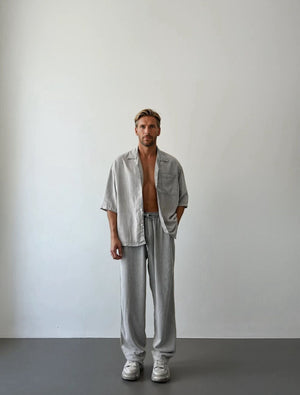 Asit Yıkamalı %100 Tensel Oversize Pantolon