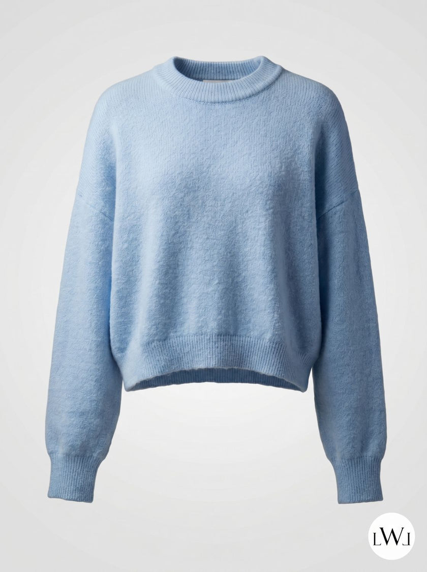Baby Blue Soft Knit Sweater